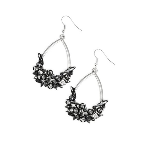 Crash Landing Silver Earrings - Picture 1 of 2
